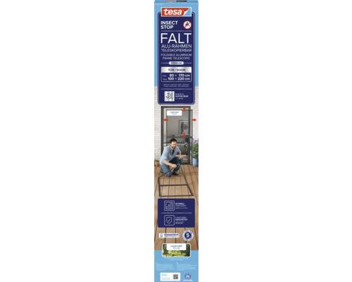 tesa Vouwvliegenscherm Antraciet - 1 stuk (55415-01-00)-2