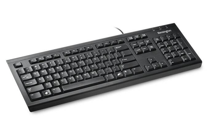 Kensington ValuKeyboard - Tastatur - PS/2, USB - Layout für Großbritannien - Schwarz-0
