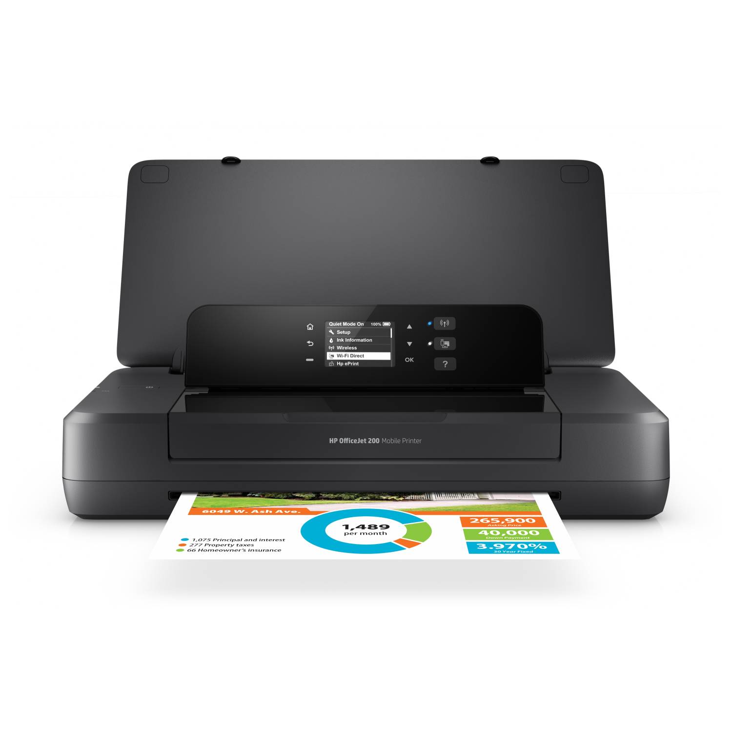 HP- HP Officejet 200 Mobile Draadloos Kleur Printer-2