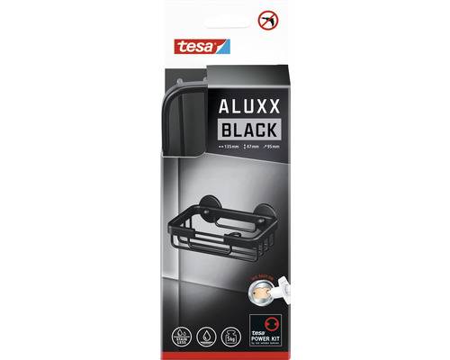 tesa ALUXX BLACK Zeepmand - Kleefbaar - Zwart (Mat)-1
