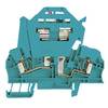 Weidmüller 1315880000 Aardklem 4 mm Spanveer Blauw 50 stuk(s)