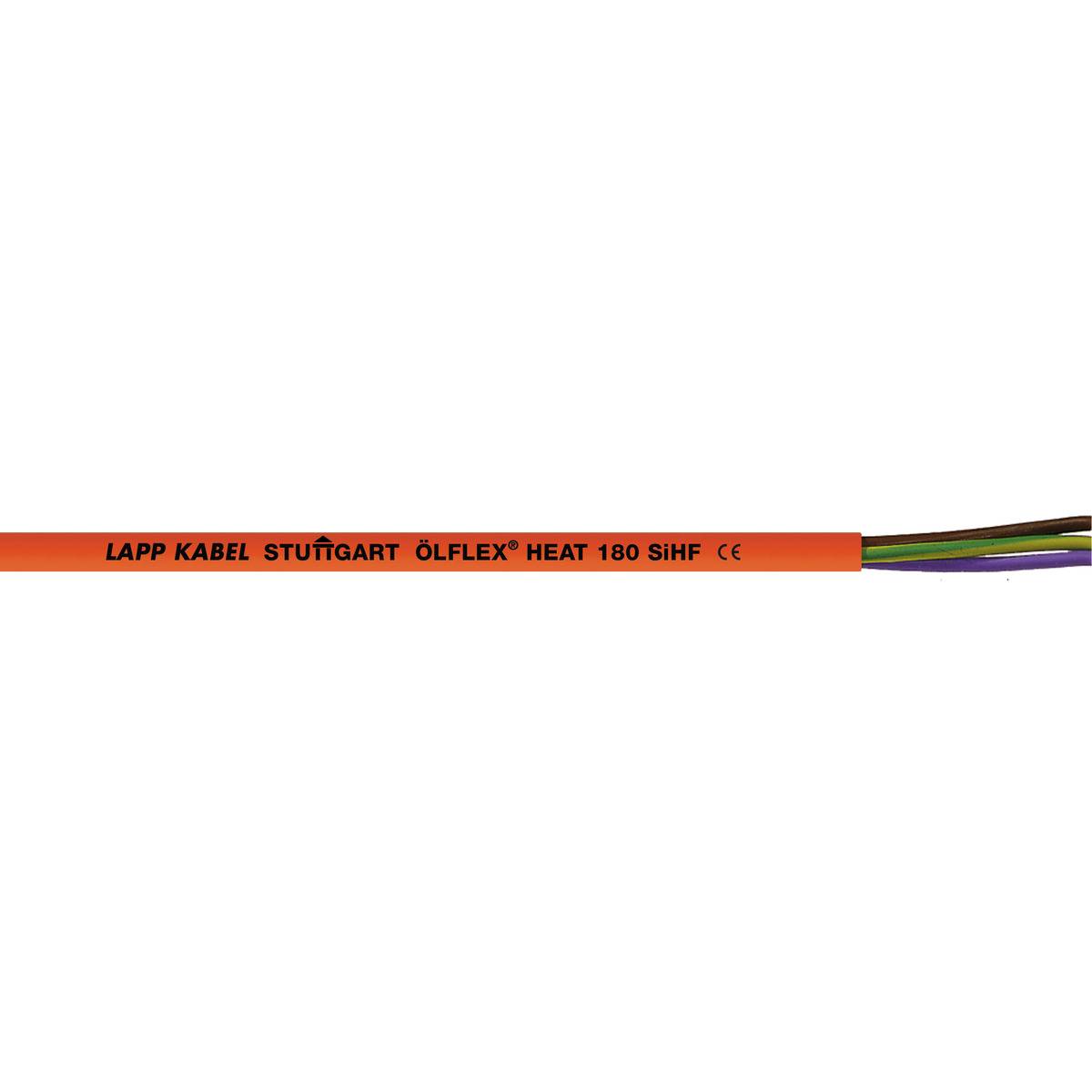 LAPP ÖLFLEX® HEAT 180 SIHF Hogetemperatuurkabel 2 x 0.75 mm² Rood, Bruin 46001/300 300 m
