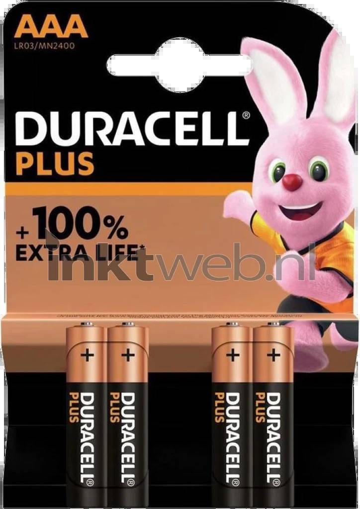 Duracell AAA Plus Power 100% 4-pack (Origineel) batterijen-0