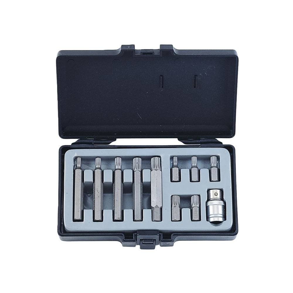FORCE 1/2" Bit set Spline 11-delig-0