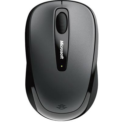 Microsoft Mobile Mouse 3500 Muis Radiografisch    BlueTrack Zwart 3 Toetsen 1000 dpi 