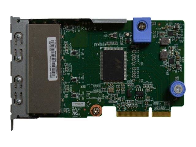 Lenovo ThinkSystem 1Gb 4-poorts RJ45 LOM-1