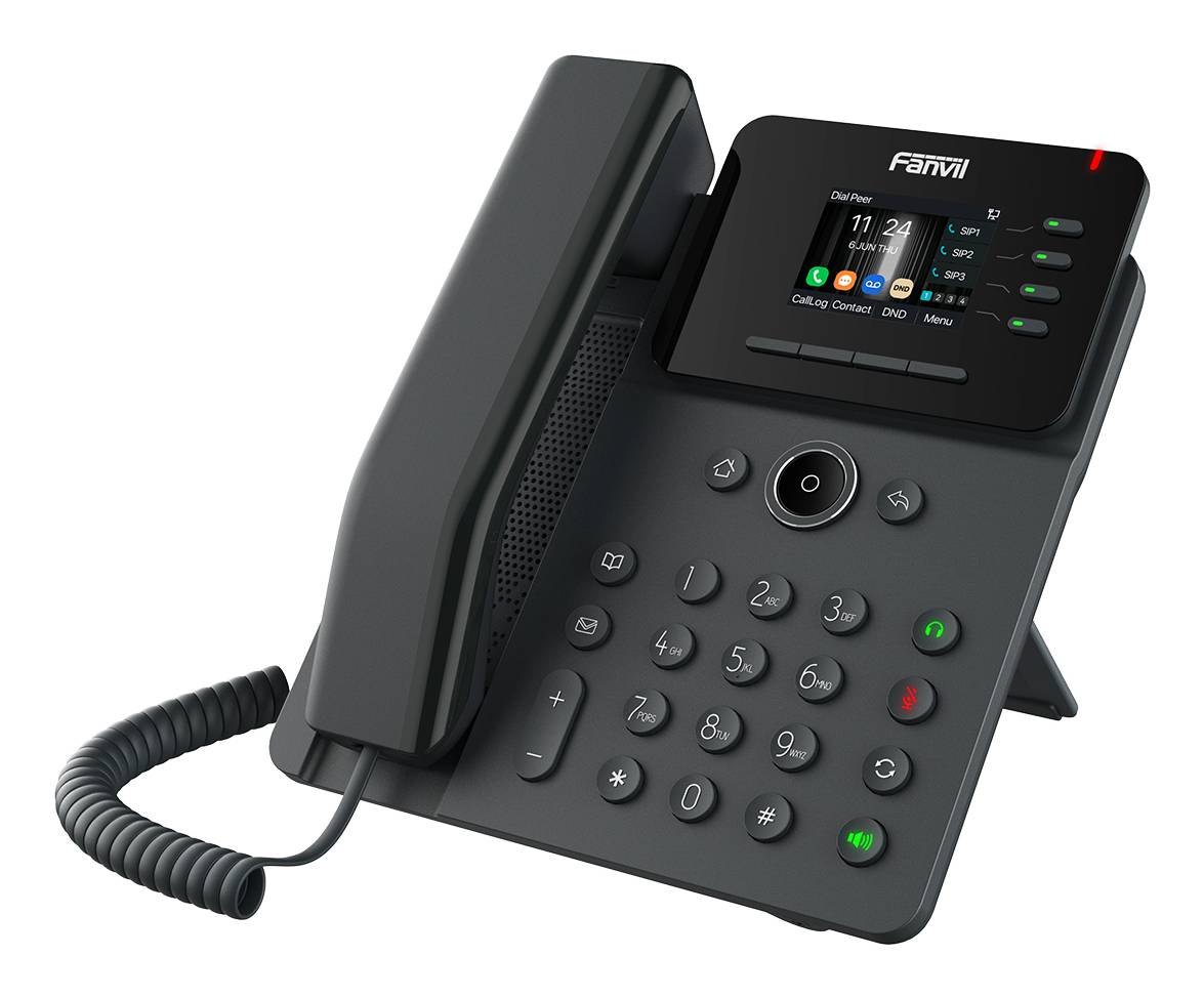Fanvil V61G IP-telefoon zwart/2,4" kleurenscherm-1