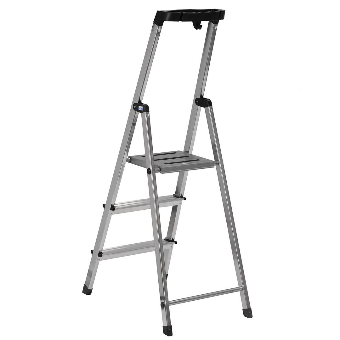 KRE Krause Safety Vouwladder Zilver-1