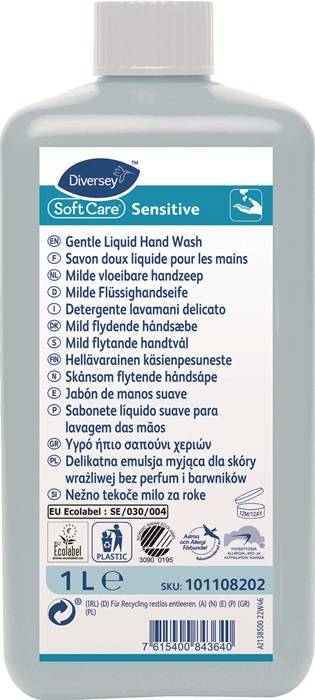 Handwaslotion Care Soft Sensitiv 1 l DIVERSEY