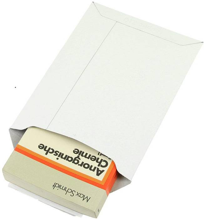 Stevige kartonnen verzendzak, 175x250mm, A5, 500g/m², wit, met SK-sluiting-3