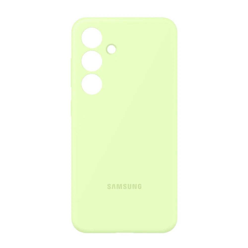Samsung Silicone Backcover Samsung Galaxy S24 Limoengroen Stootbestendig-5