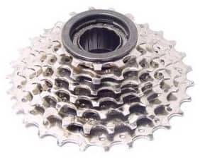 Freewheel 7 speed Sunrace MFM30 13-28 tands - chroom-0