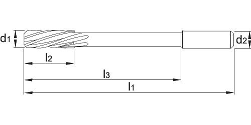 Phantom HSS-E machineschilruimer , H7, Ø 5-1