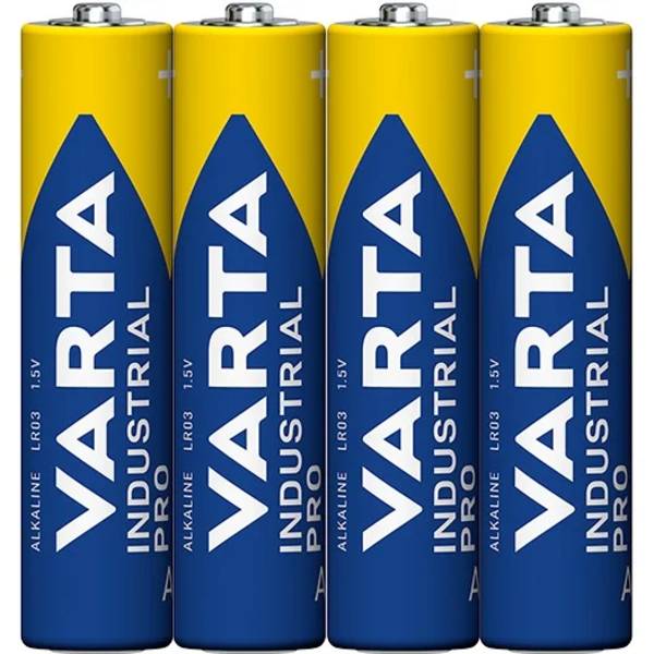 Varta AAA (LR03) Industrial Pro batterijen - 4 stuks