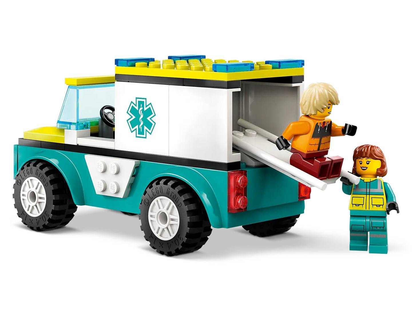 LEGO CITY 60403 NOODAMBULANCE EN SNOWBOARDER-3