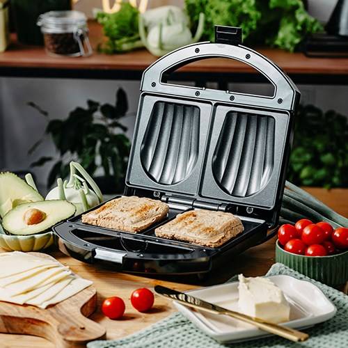 Adler AD 3069 Sandwich toaster Zwart-6