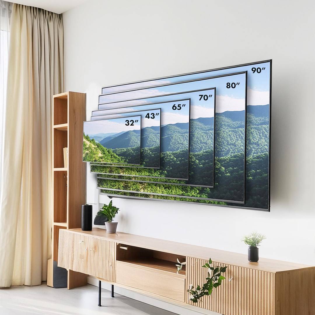 Maclean TV MC-421 Muurbeugel 32"-90" VESA 600x400 80kg Kantelbare Universele Verstelbare Waterpas Accessoires Plat Slank-5