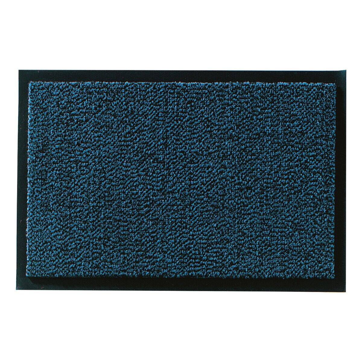 Schoonloopmat Blauw - Mars - 90 x 120 cm-0
