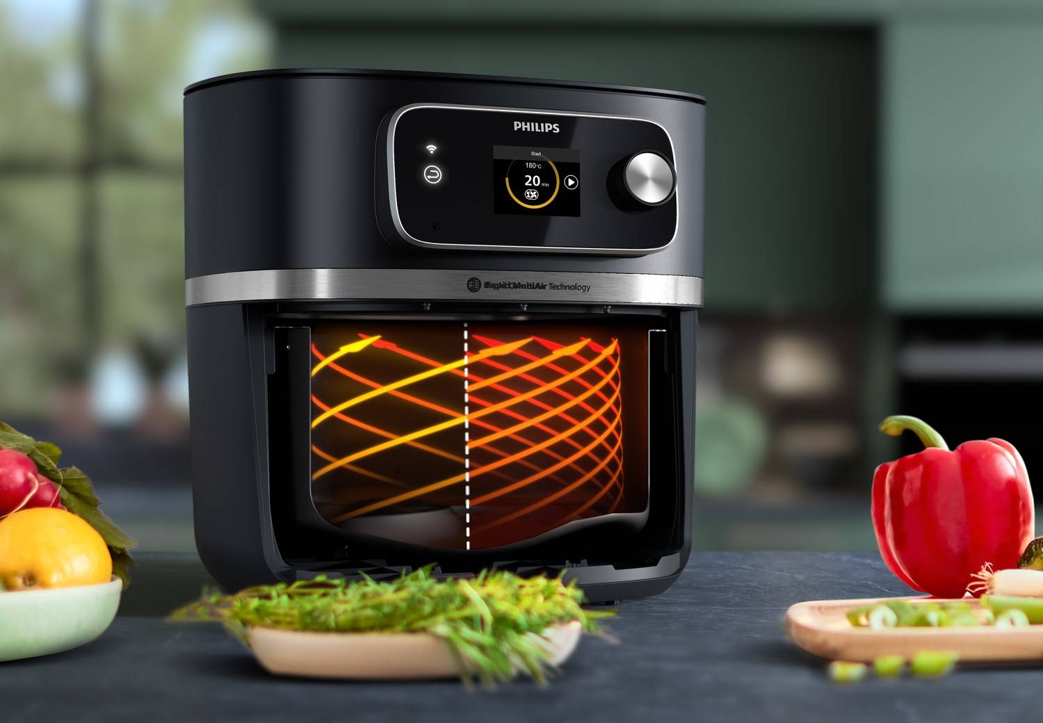 Friteuse met laag vetgehalte PHILIPS HD 9880/90-5