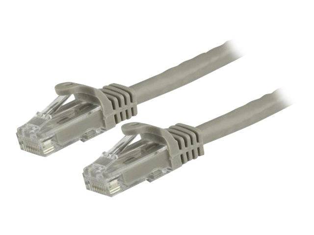 StarTech.com 15m RJ45 UTP Cat6 Gigabit Netwerkkabel zonder Uitsteeksels - Grijs - Cable for Network-device, Hub, Distrib-0