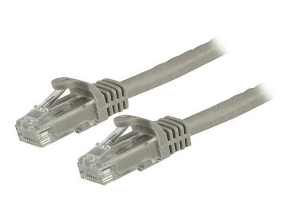 StarTech.com 15m RJ45 UTP Cat6 Gigabit Netwerkkabel zonder Uitsteeksels - Grijs - Cable for Network-device, Hub, Distrib