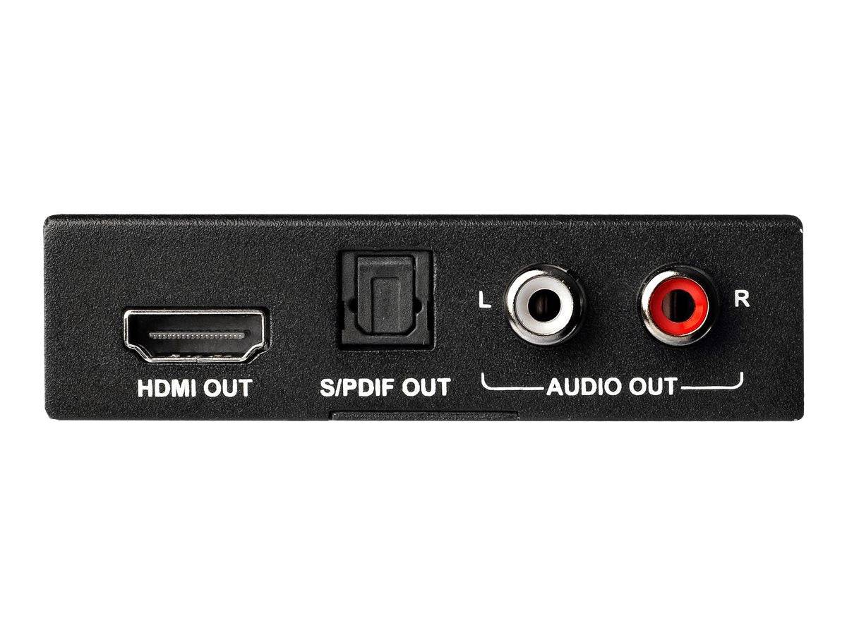 StarTech.com 4K HDMI-audio-extractor - 4K 60Hz - HDMI-audio-de-embedder - HDR - Toslink optische audio - Dubbele RCA-aud-1