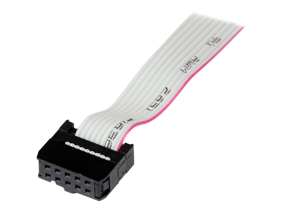 StarTech.com DB9-sleufbeugel seriële moederbordheader met 9-pins mannelijke naar 10-pins vrouwelijke connector --0