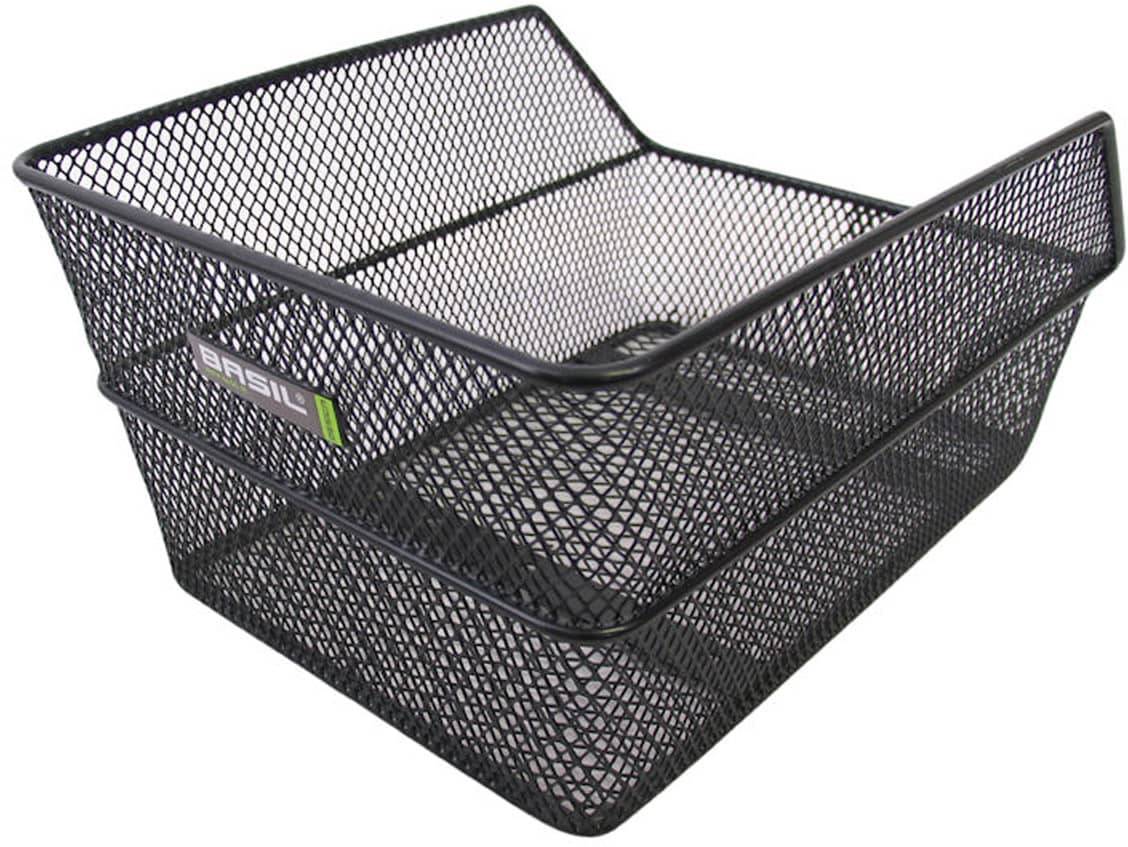 Fietsmand Basil Cento-S 36 x 26 x 18 cm met dragerbevestiging - zwart-0