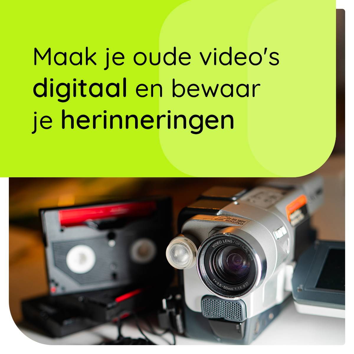 Mini HD Video Recorder - AV Video Grabber - Video's Digitaliseren - Ingang: RCA/S-Video/3.5mm Jack - Uitgang: HDMI/3.5mm-1