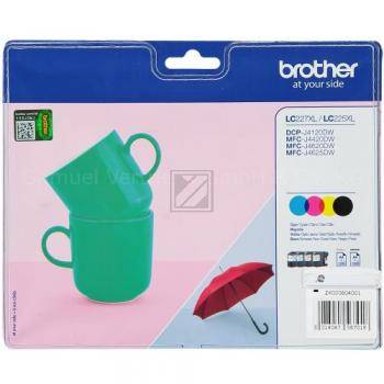 Inktcartridge Brother LC-227XLVALP zwart + 3 kleuren | 4 stuks-1