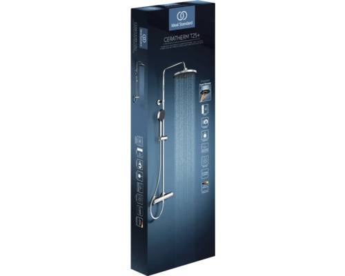 Ideal standard ceratherm - doucheset met thermostaat, diameter 26 cm, 2 jets, chroom a7210aa-1