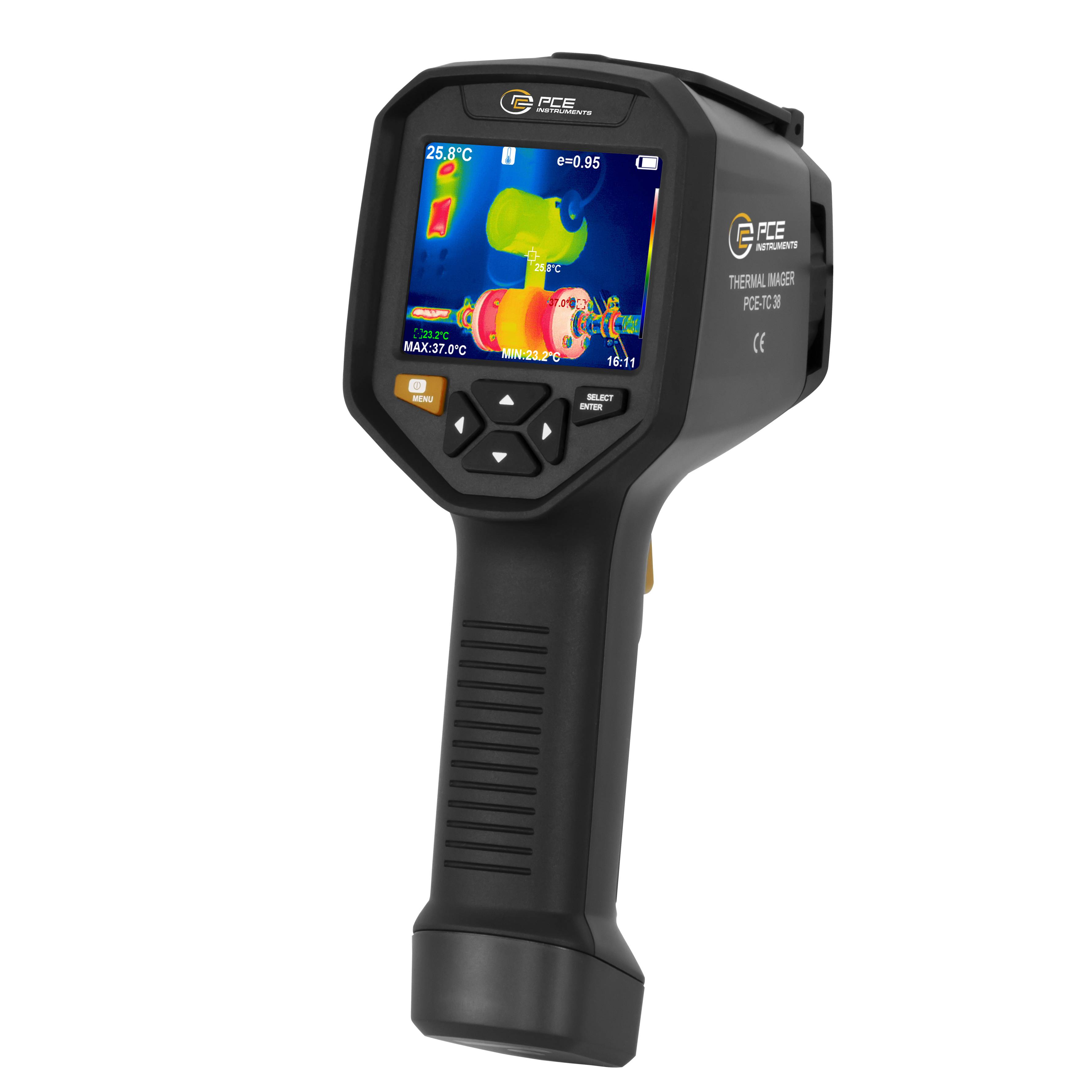 PCE Instruments Warmtebeeldcamera -20 tot 550 °C WiFi, Incl. infrarood thermometer-0