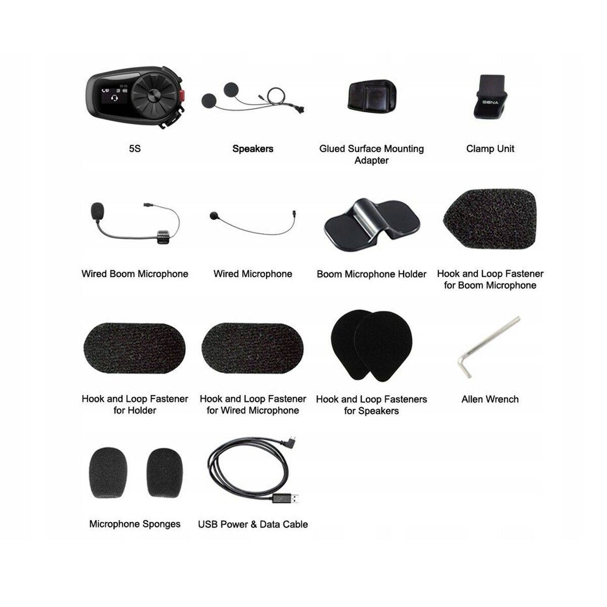 Sena 5s dual motorhelm headset - 2 stuks 88096295275528809629527552-1