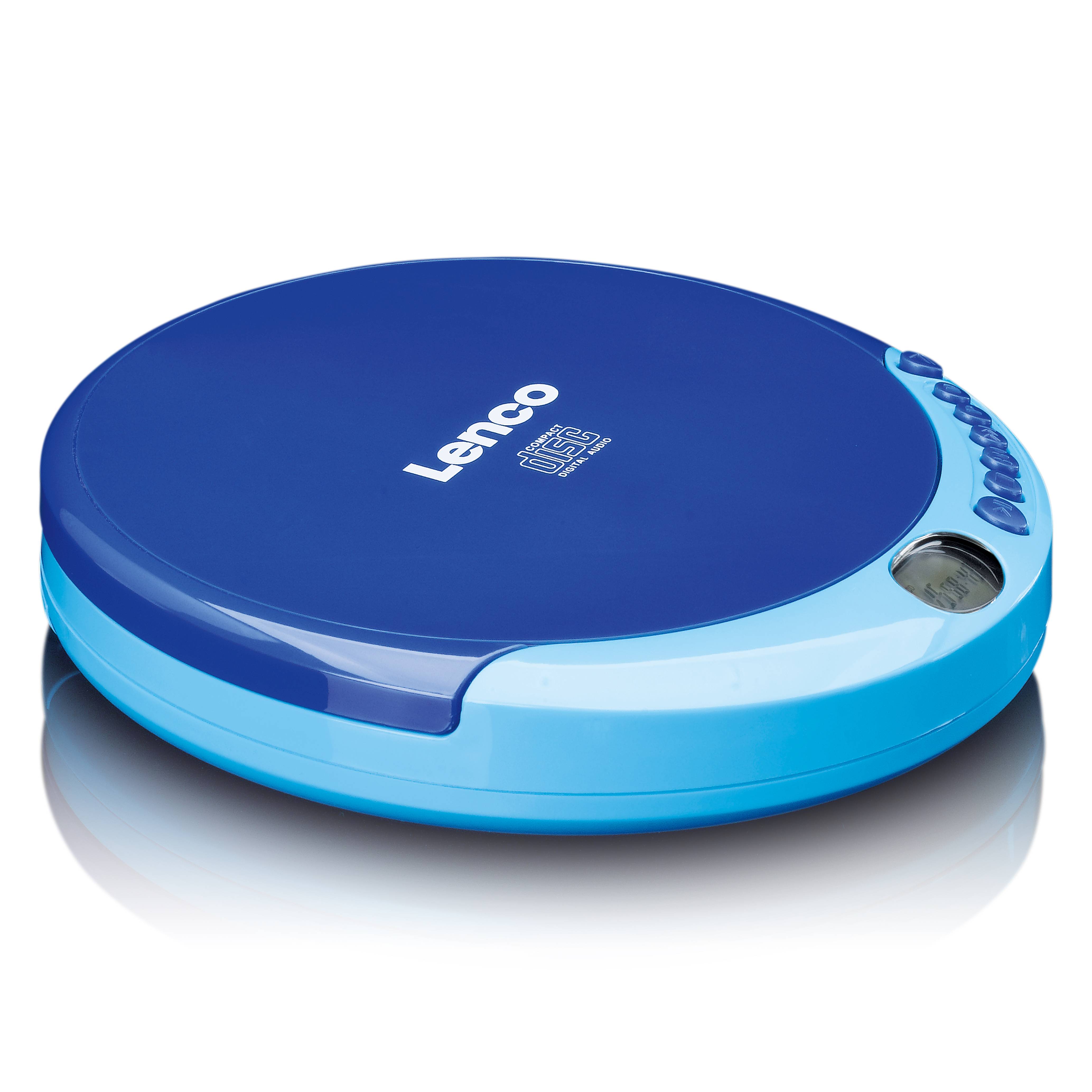 LENCO CD-011BU - Portable CD speler met oplaadfunctie - Blauw-1
