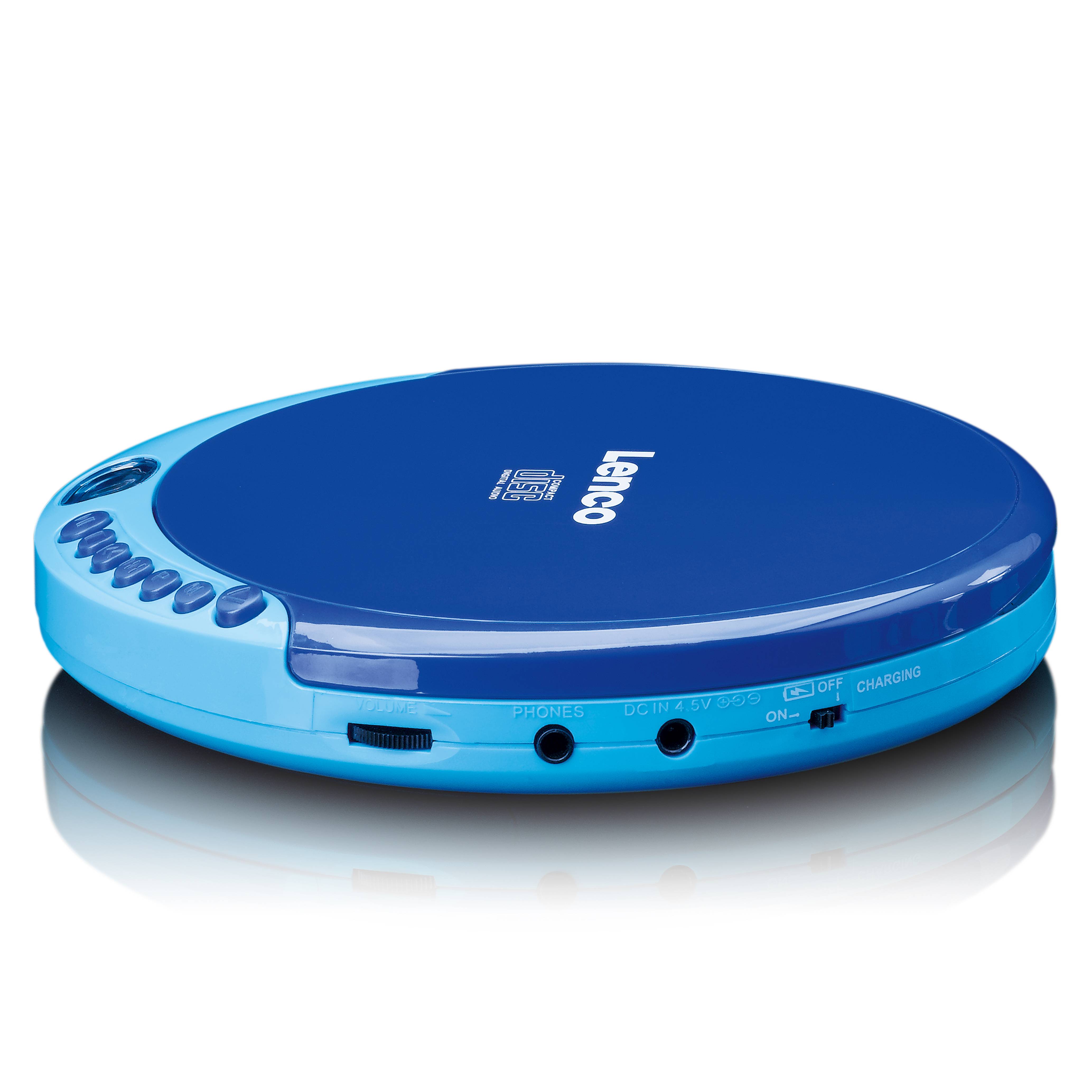 LENCO CD-011BU - Portable CD speler met oplaadfunctie - Blauw-3
