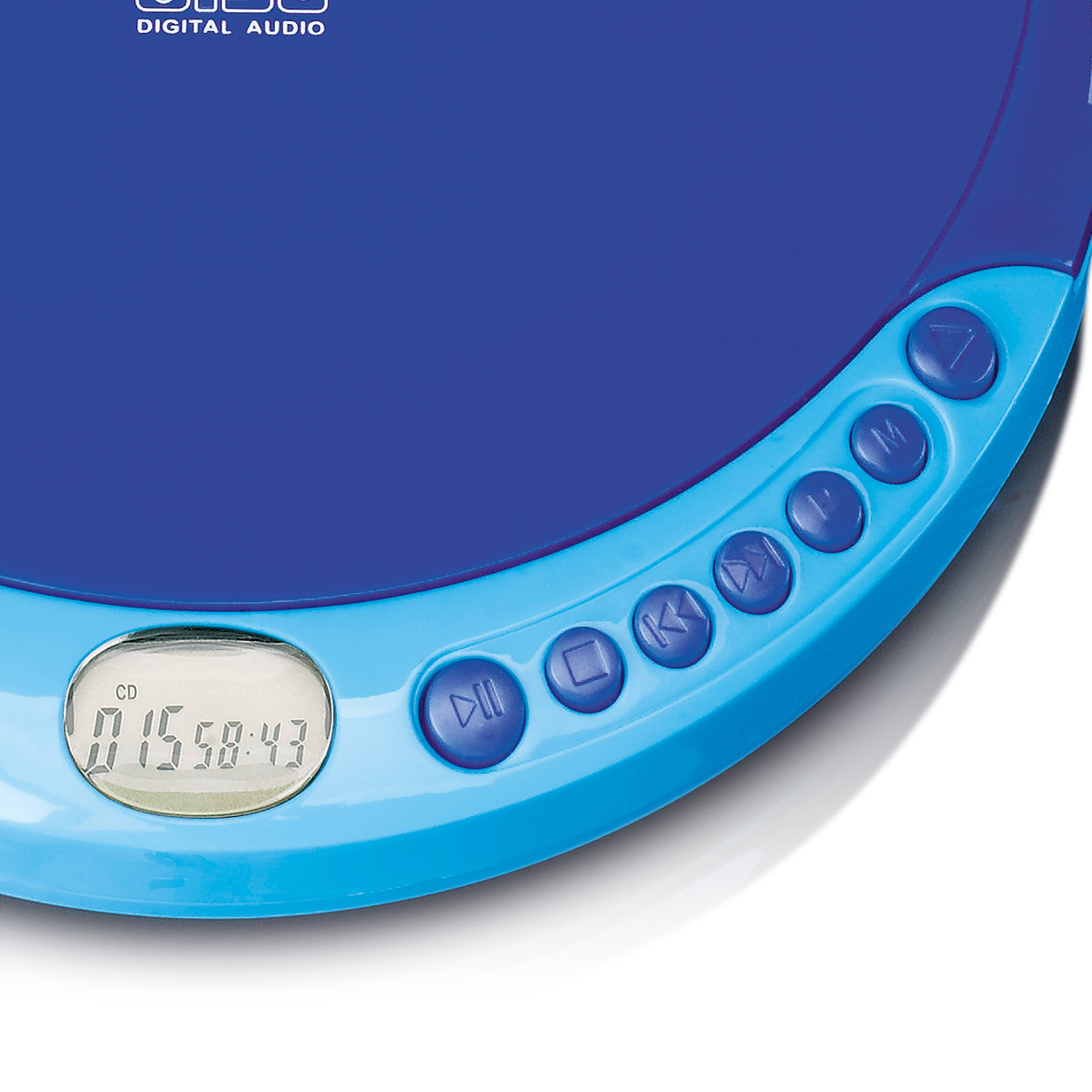 LENCO CD-011BU - Portable CD speler met oplaadfunctie - Blauw-4