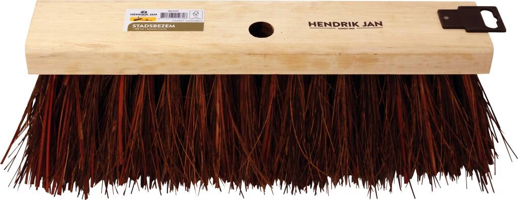 Hendrik Jan - Stadsbezem - Bassine - Harde natuurvezels - 40 cm-0