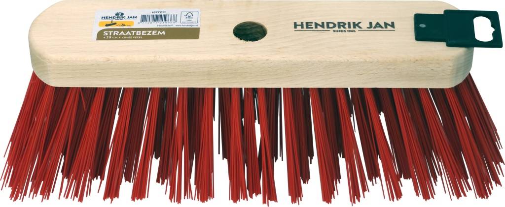 Hendrik Jan - Straatbezem - Harde kunstvezels - 29 cm-0