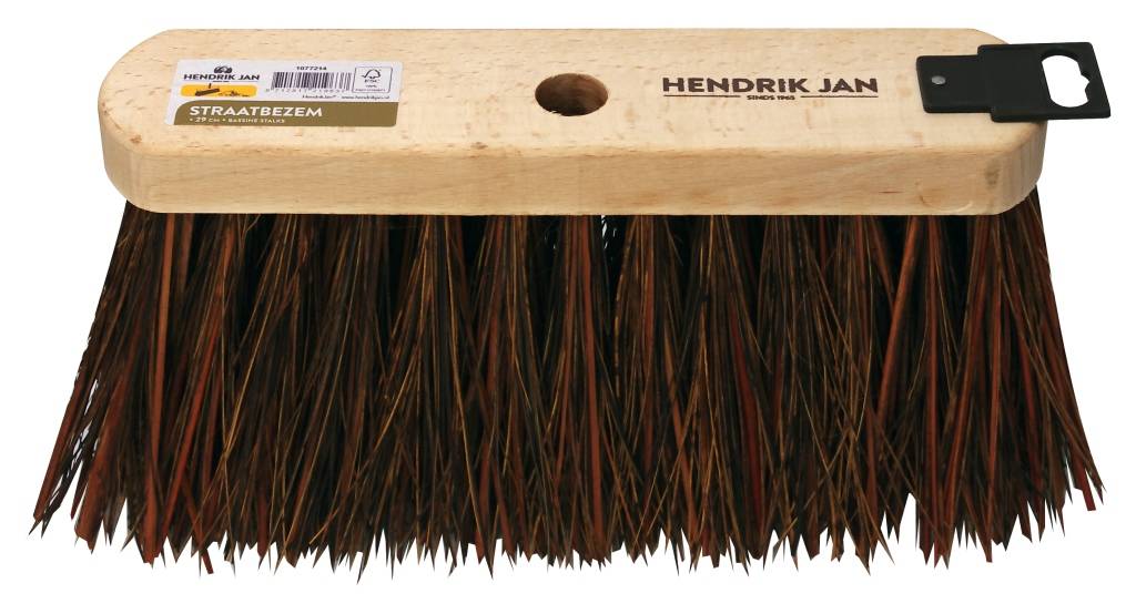 Hendrik Jan - Straatbezem - Harde natuurvezels - 29 cm-0