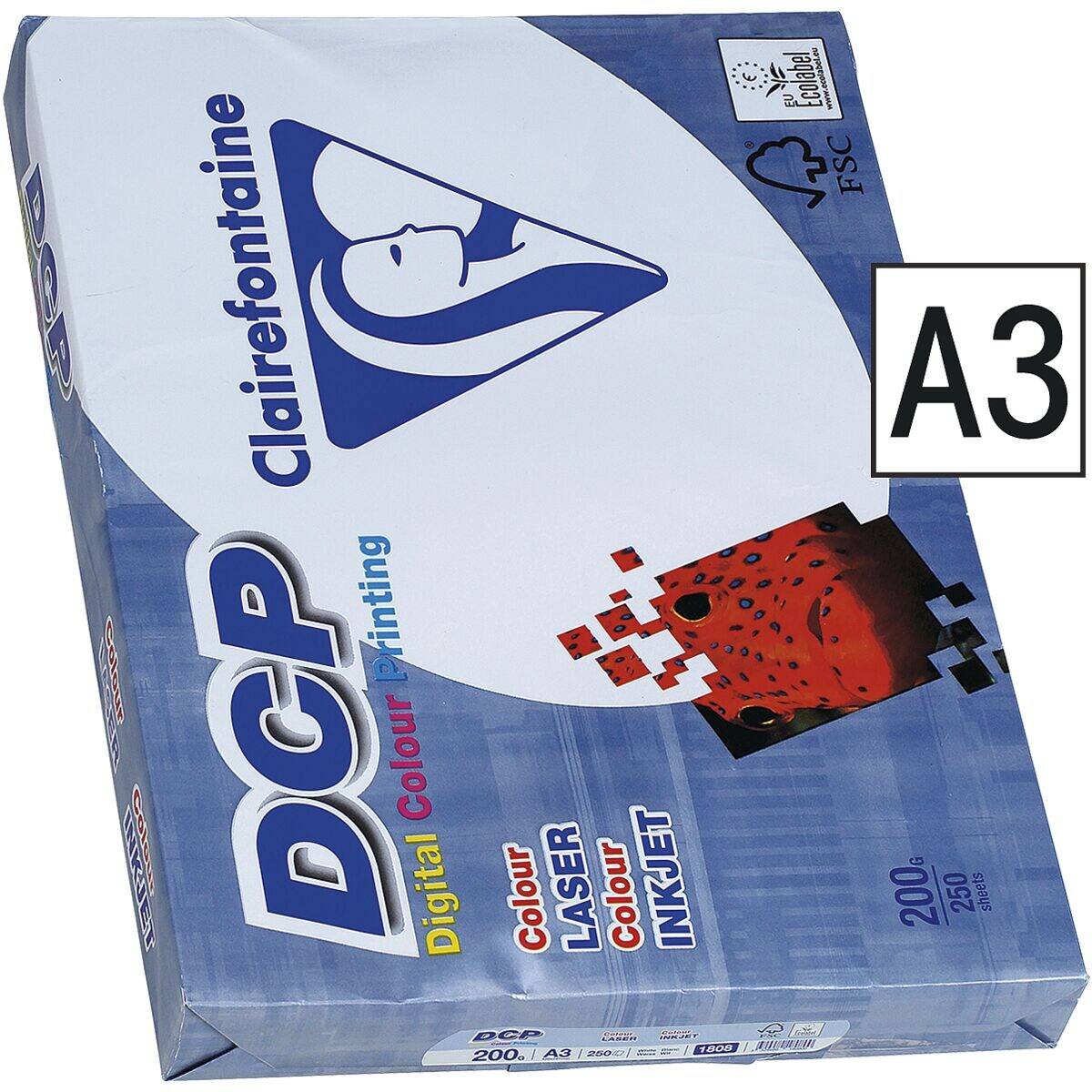 Clairefontaine DCP presentatiepapier ft A3, 200 g, pak van 250 vel-1