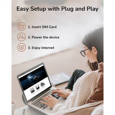 cudy CUDY LT400 N300 Wi-Fi 4G LTE Router Cat4 Router Geïntegreerd modem: LTE 2.4 GHz 300 MBit/s-1