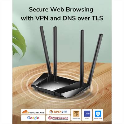 cudy CUDY LT400 N300 Wi-Fi 4G LTE Router Cat4 Router Geïntegreerd modem: LTE 2.4 GHz 300 MBit/s-2