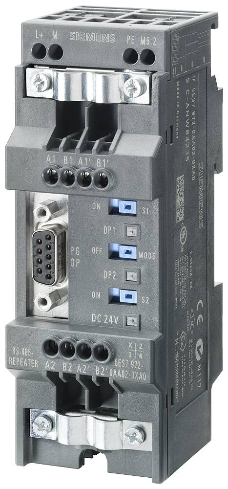 SIEMENS 6ES7972-0AA02-0XA0 Automatiseringsmodule: repeater - 1 stuk-0