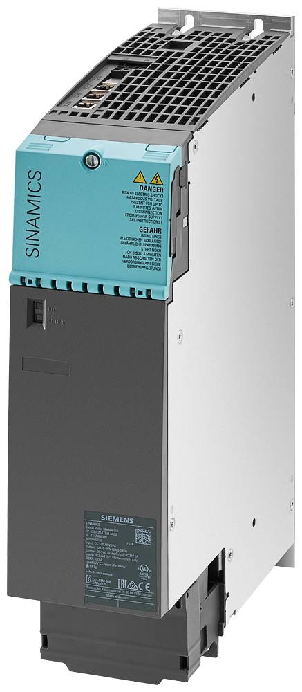 Siemens 6SL3120-1TE26-0AC0 - SINAMICS S120 enkelvoudige motormodules ingang: DC 600V-0