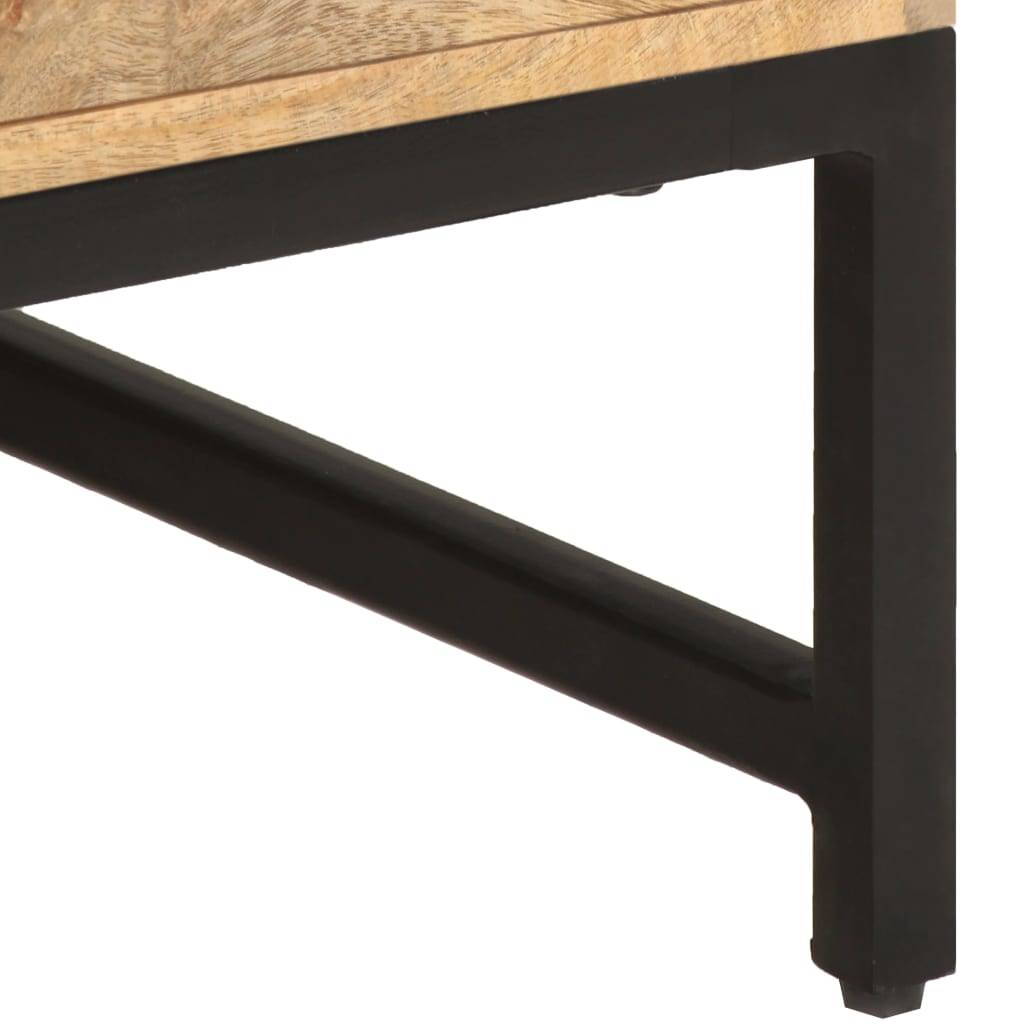 vidaXL - Salontafel - 67x67x45 - cm - massief - mangohout-1