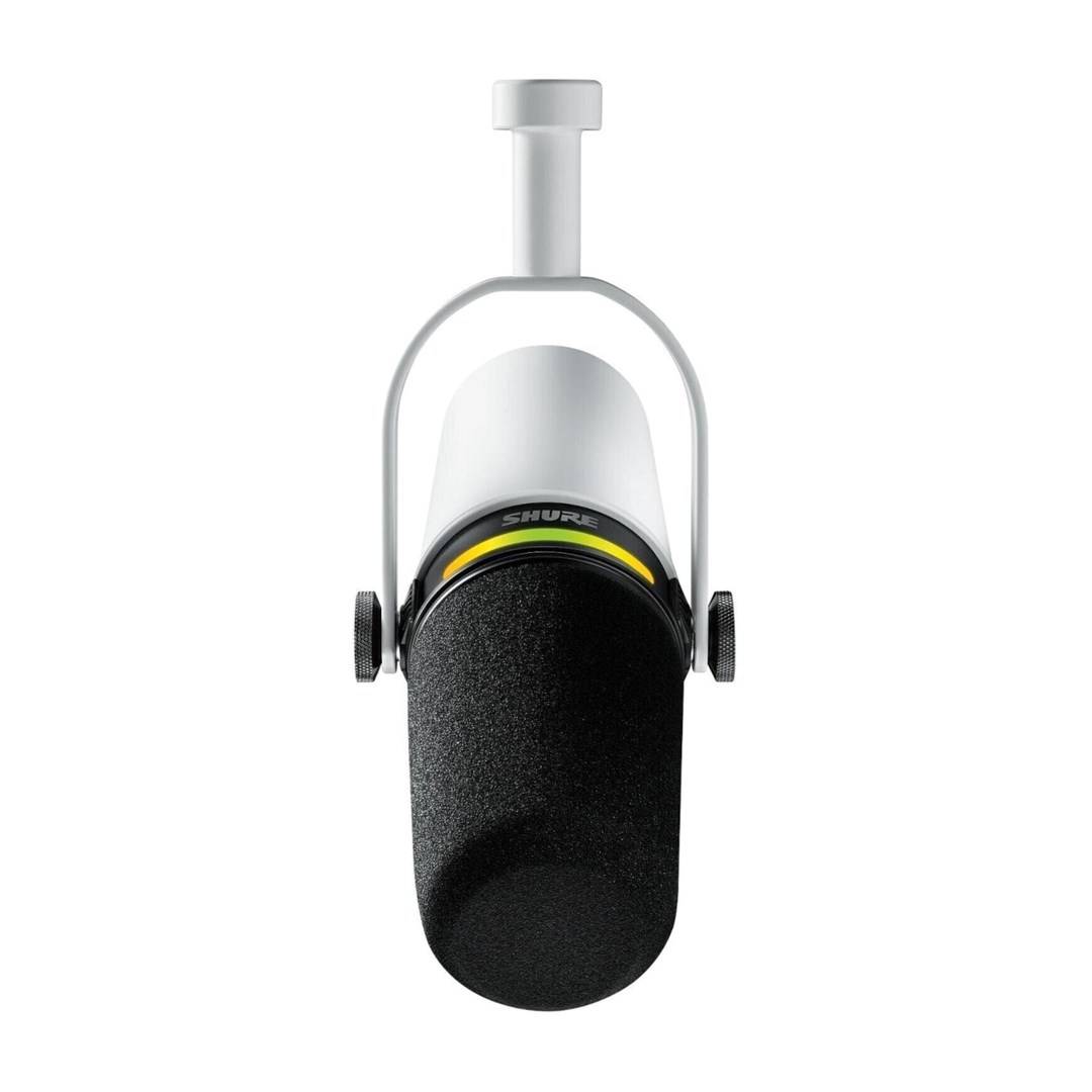 Shure MV7+-W - lessenaar-/zangmicrofoon met XLR/USB-C-aansluiting, wit-2