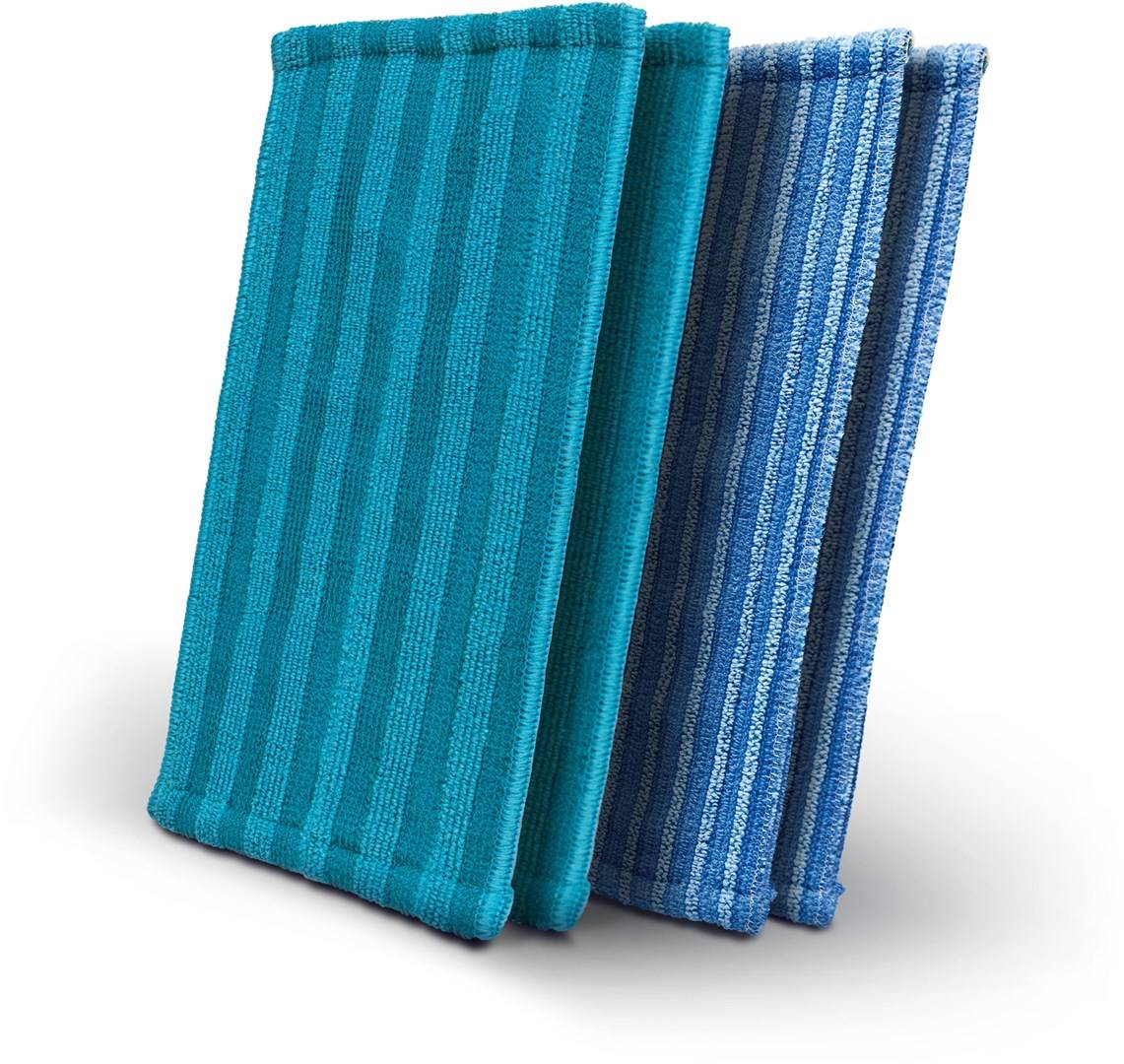Oplaadbare steel accessoire XV1700/01 Microvezel pads, Mop pad , Universeel, Blauw-1