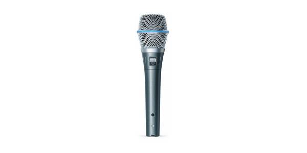 Shure BETA 87A zwarte studiomicrofoon