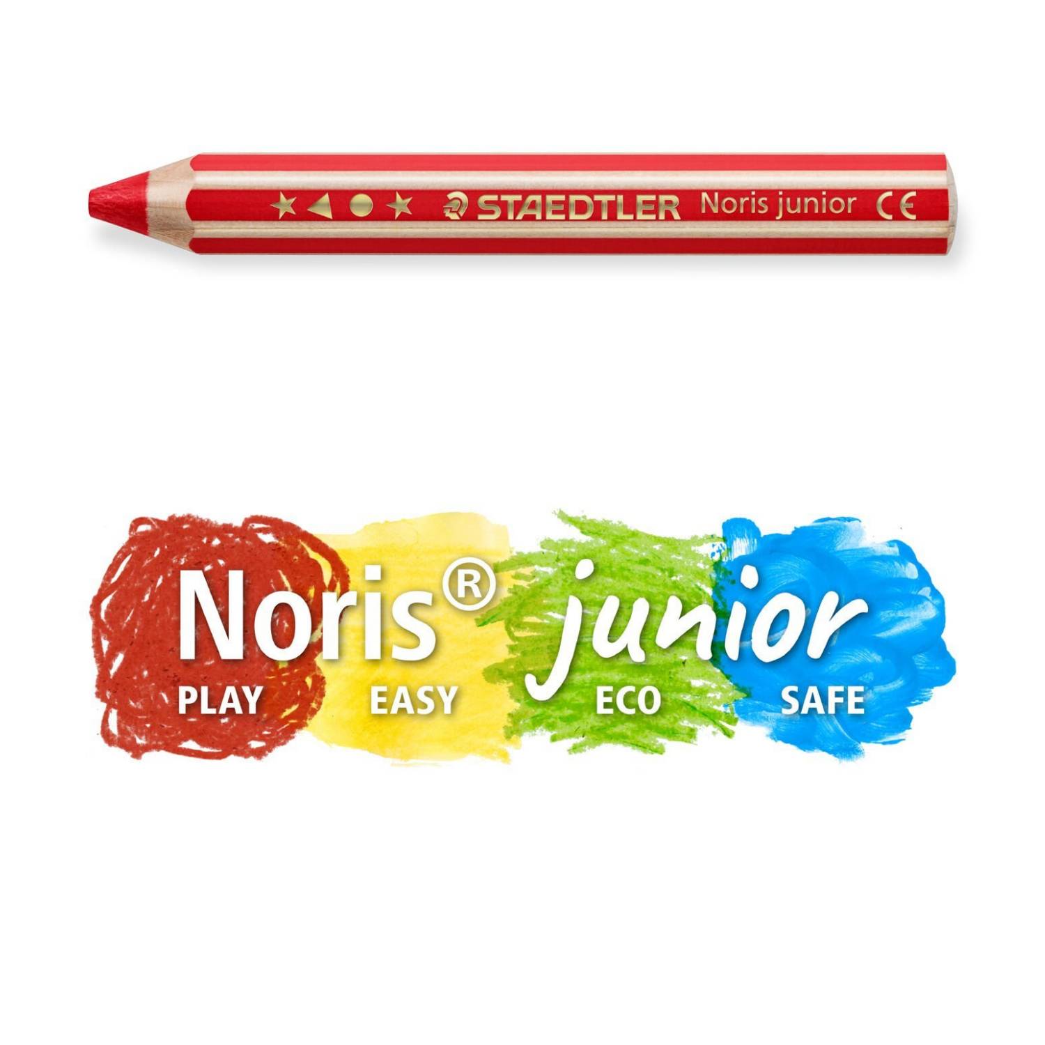 STAEDTLER Noris Junior kleurpotloden, 36 stuks in een emmer (winkelprijs)-0