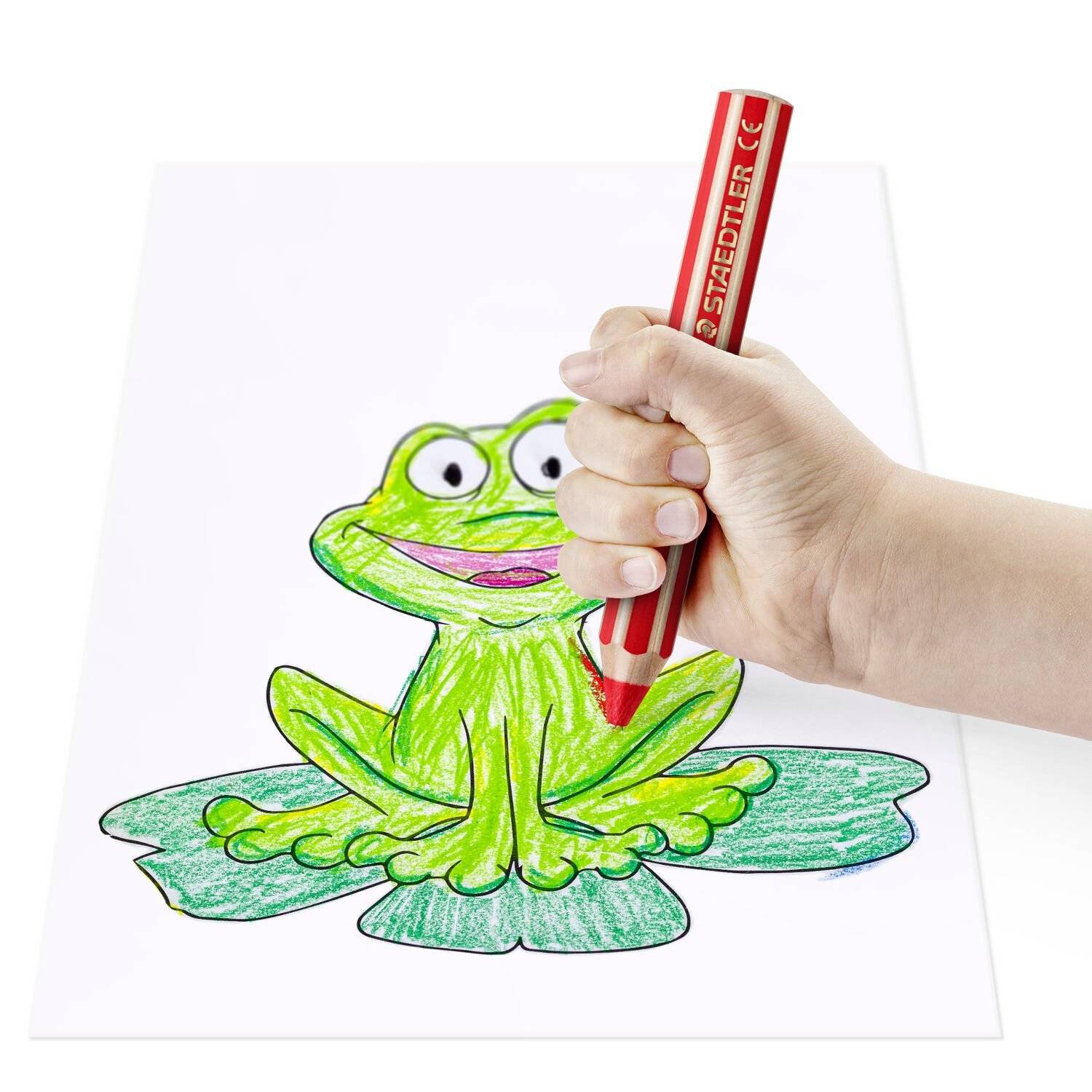 STAEDTLER Noris Junior kleurpotloden, 36 stuks in een emmer (winkelprijs)-2